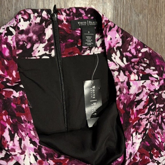 NWT WHBM Floral Crepe Skirt - Picture 7 of 9